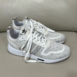 White and Black Adidas